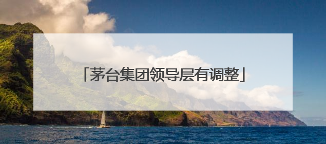 茅台集团领导层有调整