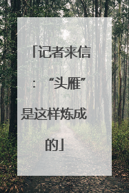 记者来信：“头雁”是这样炼成的