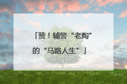 赞！辅警“老陶”的“马路人生”