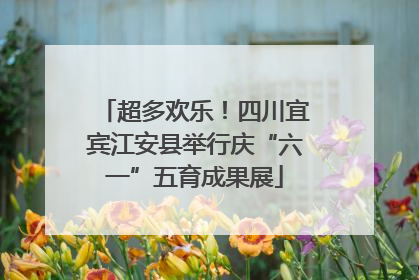 超多欢乐！四川宜宾江安县举行庆“六一”五育成果展