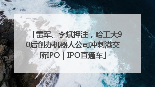 雷军、李斌押注，哈工大90后创办机器人公司冲刺港交所IPO｜IPO直通车