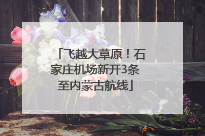 飞越大草原！石家庄机场新开3条至内蒙古航线