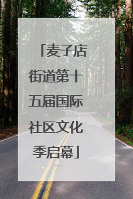 麦子店街道第十五届国际社区文化季启幕