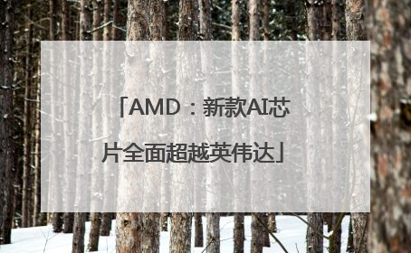 AMD：新款AI芯片全面超越英伟达